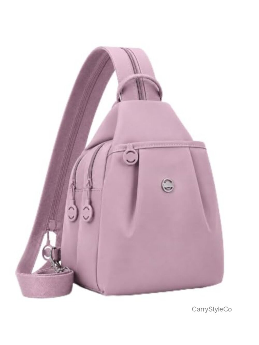 Water-Resistant Sling Backpack Crossbody Chest Bag Women Travel Gym Work